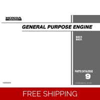 HONDA GX SERIES -GX22 GX31 CODE GCAF GCAG PARTS MANUAL