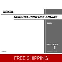 HONDA GX SERIES -GX25N CODE GCADK GCAVK PARTS MANUAL