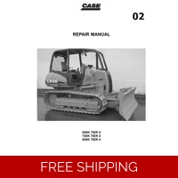 CASE 650K, 750K, 850K CRAWLER DOZER TIER 2 REPAIR MANUAL