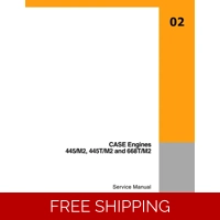 CASE ENGINES 445-M2, 445T-M2 AND 668T-M2 SERVICE REPAIR MANUAL