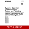 02 CATERPILLAR 120H, 12H, 135H, 140H, 143H, 14H, 160H, 163H, 16H MOTOR GRADERS SYSTEM OPERATION TROU