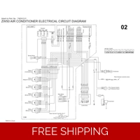 HITACHI ZW 50 WHEEL LOADER TECHNICAL MANUAL AND DIAGRAMS
