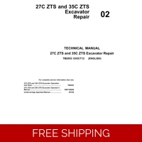 02 JOHN DEERE 27C ZTS AND 35C ZTS EXCAVATOR REPAIR TECHNICAL MANUAL