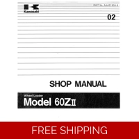 KAWASAKI 60ZII WHEEL LOADER WORKSHOP REPAIR MANUAL