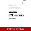 KOMATSU 3D67E-1 ENGINE SERIES WORKSHOP MANUAL