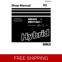 KOMATSU HB205-1 , HB215LC-1 HYBRID EXCAVATOR WORKSHOP REPAIR MANUAL