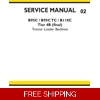 NEW HOLLAND B95C, B95C TC, B110C BACKHOE LOADER TIER 4B SERVICE REPAIR MANUAL