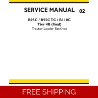 NEW HOLLAND B95C, B95C TC, B110C BACKHOE LOADER TIER 4B SERVICE REPAIR MANUAL
