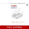TAKEUCHI TCR50 CRAWLER DUMPER PARTS CATALOG