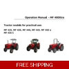 MASSEY FERGUSON MF425, MF435, MF435C, MF440, MF445, MF455E TRACTORS OPERATION AND MAINTENANCE MANUAL
