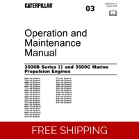 03 CATERPILLAR 3500B SERIES II , 3500C MARINE ENGINE OPERATION AND MAINTENANCE MANUAL