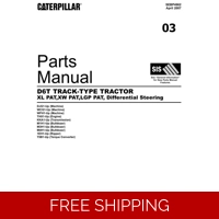 03 CATERPILLAR D6T TRACK-TYPE DOZER PARTS MANUAL