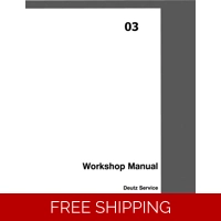 03 DEUTZ 1011T ENGINE SERVICE WORKSHOP MANUAL