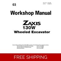 HITACHI ZAXIS 130W WORKSHOP MANUAL