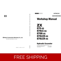 HITACHI ZX870-5G SERIES WORKSHOP MANUAL AND DIAGRAMS