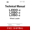 HITACHI LX100-2, LX120-2, LX150-2 WHEEL LOADER TECHNICAL MANUAL