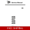 JCB 406, 407, 408, 409 WHEEL LOADER SERVICE REPAIR MANUAL