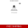 03 JOHN DEERE 50D COMPACT EXCAVATOR PARTS MANUAL