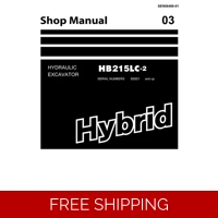 KOMATSU HB215LC-2 HYBRID EXCAVATOR WORKSHOP REPAIR MANUAL