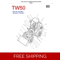 TAKEUCHI TW50 WHEEL LOADER PARTS MANUAL
