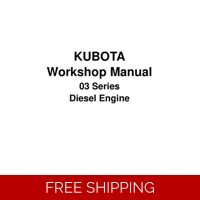 KUBOTA ENGINE 03 SERIES WORKSHOP MANUAL