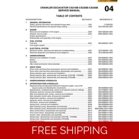 CASE CX210B, CX230B, CX240B EXCAVATOR SERVICE REPAIR MANUAL