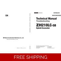 HITACHI ZH210LC-5B HYBRID EXCAVATOR TECHNICAL TROUBLESHOOTING MANUAL