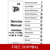 JCB FASTRAC 1115, 1115S, 1125, 1135 SERVICE REPAIR MANUAL
