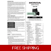 HONDA GSV SERIES -GSV190 OWNERS SERVICE MANUAL HONDA GSV SERIES -GSV190 OWNERS SERVICE MANUAL