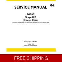 NEW HOLLAND D150C CRAWLER DOZER STAGE IIIB SERVICE REPAIR MANUAL