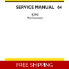NEW HOLLAND E37C MINI EXCAVATOR SERVICE MANUAL