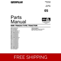 05 CATERPILLAR D8R TRACK-TYPE TRACTOR PARTS MANUAL