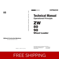HITACHI ZW 80-90 WHEEL LOADER TECHNICAL MANUAL OPERATIONAL PRINCIPLES