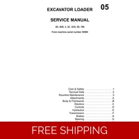 JCB 2D 2DS 3 3C 3CS 3D 700 BACKHOE LOADER SERVICE REPAIR MANUAL