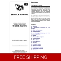 JCB 2 506-36, 507-42, 509-42, 510-42, 510-56, 512-56, 514-56, 516-42 LOADALL SERVICE REPAIR MANUAL