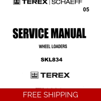 05 TEREX SKL834 WHEEL LOADER SERVICE REPAIR MANUAL