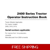 MASSEY FERGUSON 2405, 2410, 2415 TRACTORS OPERATION AND MAINTENANCE MANUAL