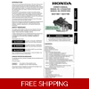 HONDA GCV SERIES -GCV160 ENGINE OPERATORS SERVICE MANUAL