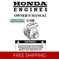 HONDA G SERIES ENGINES OWNERS SERVICE MANUALS FULL SET
