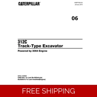 06 CATERPILLAR 312C EXCAVATOR PARTS MANUAL