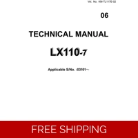 HITACHI LX110-7 TECHNICAL MANUAL