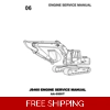 JCB JS460 ENGINE ISUZU AA-6SD1T SERVICE REPAIR MANUAL