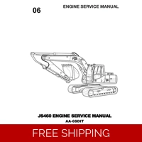 JCB JS460 ENGINE ISUZU AA-6SD1T SERVICE REPAIR MANUAL