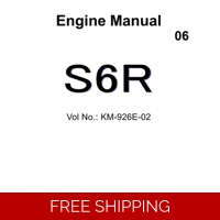 06 MITSUBISHI S6R ENGINE SERVICE REPAIR MANUAL RELATED WITH HITACHI PRODUCT