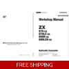 HITACHI ZX870-5A, ZX890-5A SERIES WORKSHOP MANUAL AND DIAGRAMS