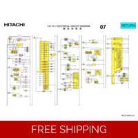HITACHI LX110-7 WHEEL LOADER ELECTRICAL DIAGRAM