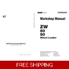 HITACHI ZW 80-90 WHEEL LOADER WORKSHOP MANUAL AND DIAGRAMS