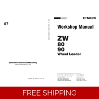 HITACHI ZW 80-90 WHEEL LOADER WORKSHOP MANUAL AND DIAGRAMS