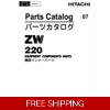 HITACHI ZW220 ZW250 ZW310 WHEEL LOADERS PARTS AND COMPONENTS MANUALS