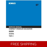 KOBELCO 50SR ACERA TIER 4 SERVICE REPAIR MANUAL